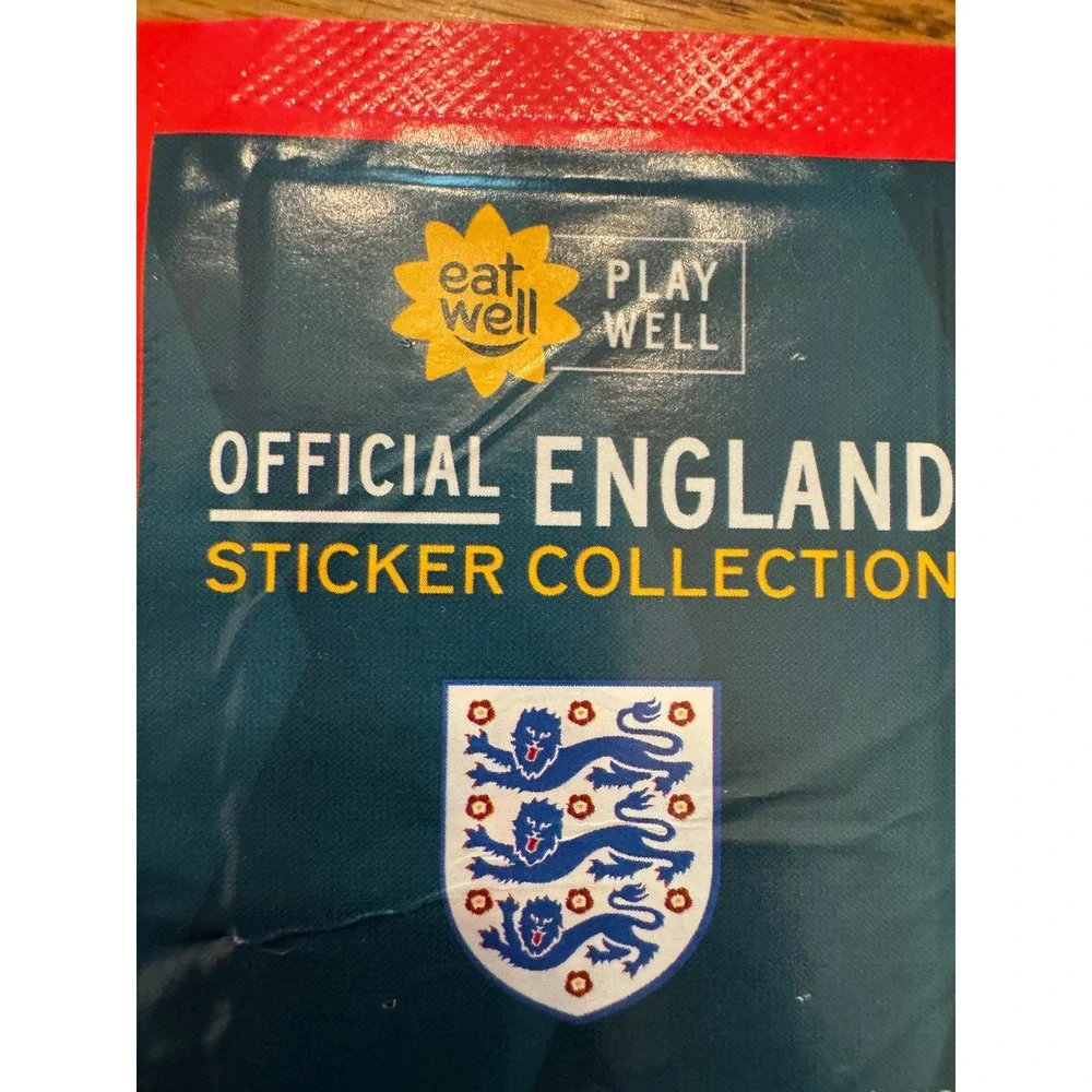 5 Panini Official England Sticker Collection Packs M&S Eat Well Play Well Sealed